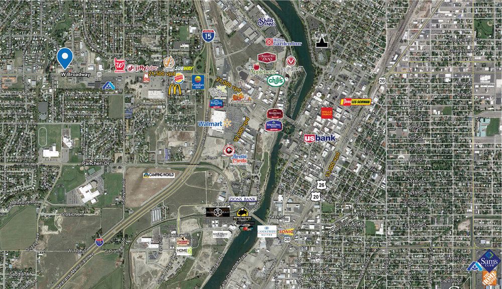 Iron Oak Retail Center: 1976 W Broadway St, Idaho Falls, ID 83402